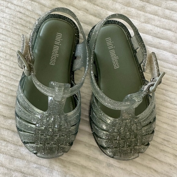 Mini Melissa Sandals Size 7 - Picture 2 of 2